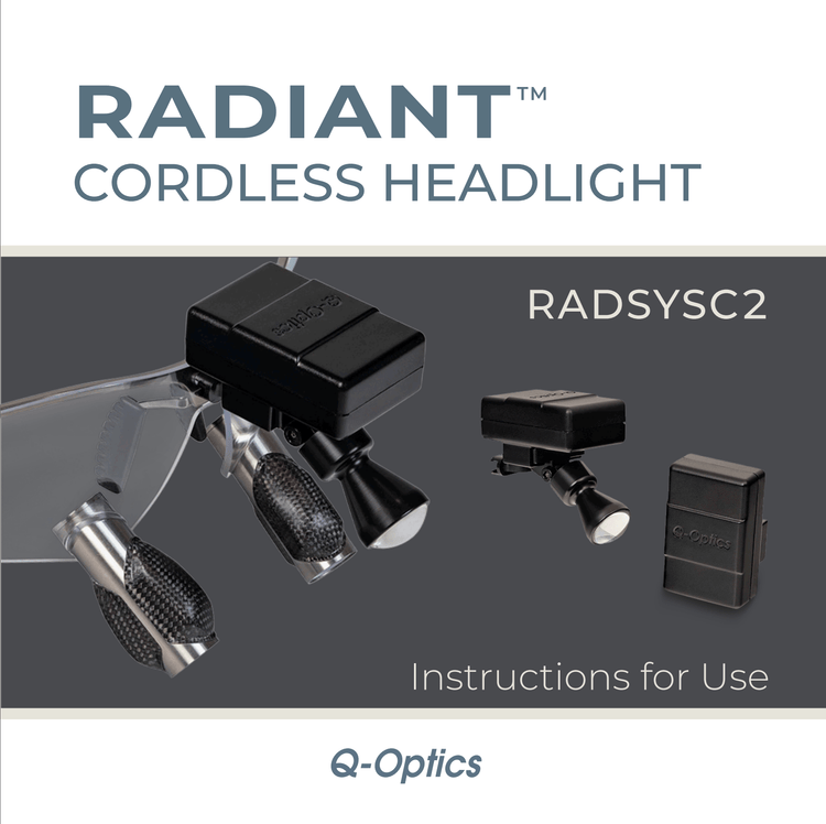 90 CRI Radiant Cordless Headlight Instructions